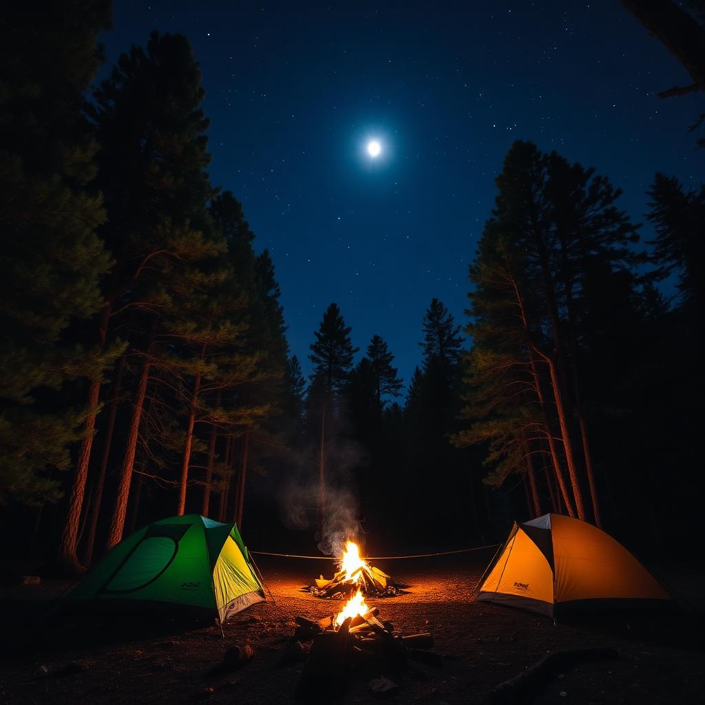 Camping bajo las estrellas en Creel